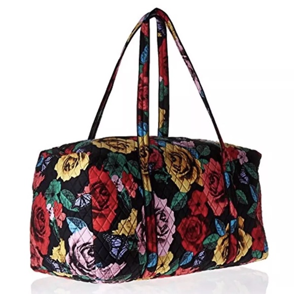 Vera Bradley Large Duffel Travel Bag - Havana Rose - Picture 3 of 8